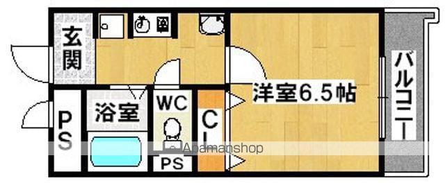 リトゥール澤(1K/2階)の間取り写真