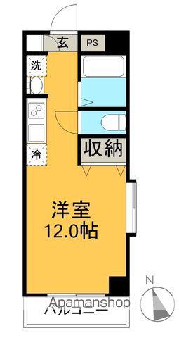 フィットハイム青柳(ワンルーム/4階)の間取り写真