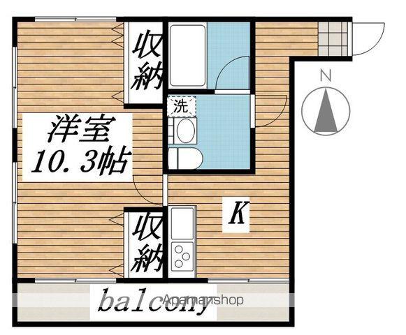 GRANS RESIDENCE UMEDA(1K/3階)の間取り写真