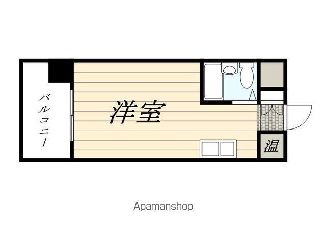 ローラン姪浜Ⅱ(ワンルーム/3階)の間取り写真