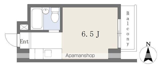 メゾン・ド・ノア第2北野(ワンルーム/5階)の間取り写真
