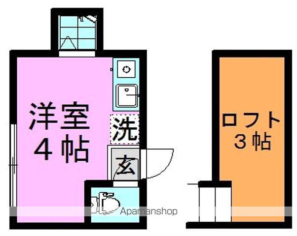 アーバンプレイス阿佐ヶ谷5(ワンルーム/2階)の間取り写真