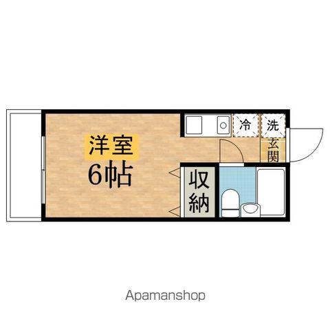 ハタノコーポ程久保Ⅰ(ワンルーム/2階)の間取り写真