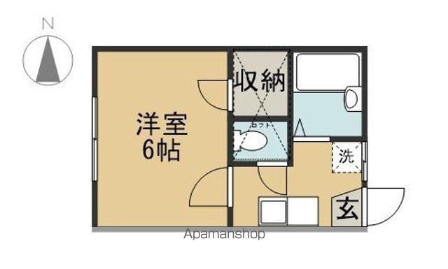 センチュリー22(1K/2階)の間取り写真