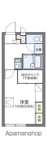 レオパレスヒメフィール(1K/2階)の間取り写真