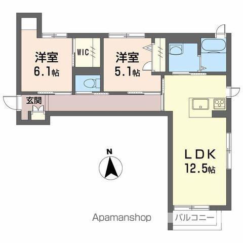 BEREO COMFORT KITASHIMADA(2LDK/2階)の間取り写真