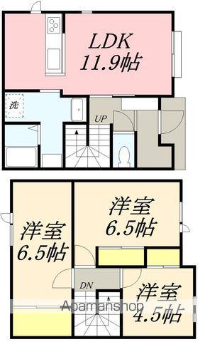 PAOS高盛(3LDK/1階)の間取り写真