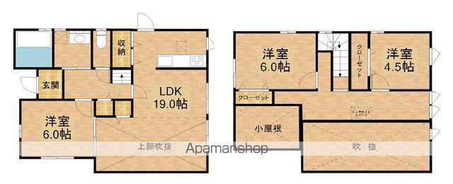 東海道本線 南彦根駅 徒歩48分 2階建 築11年(3SLDK)の間取り写真