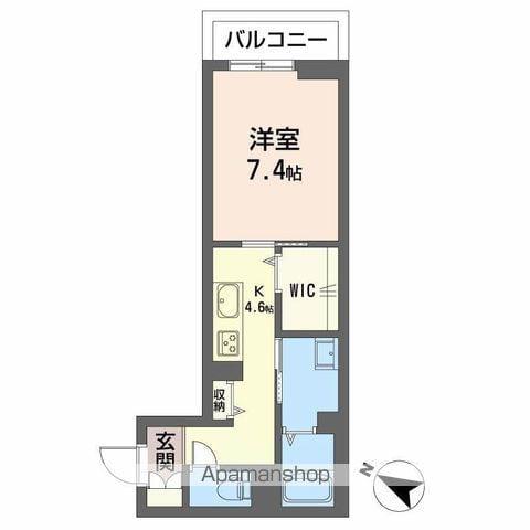 PARADISO本荘(1K/2階)の間取り写真