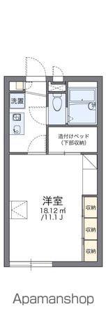 レオパレスウェルカム(1K/2階)の間取り写真