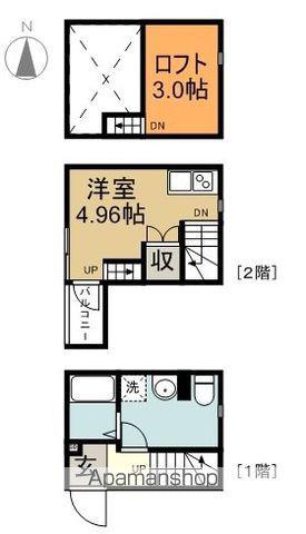 ARMY Ⅰ(ワンルーム/1階)の間取り写真