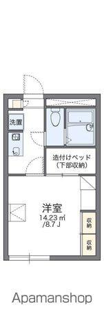 レオパレス ディアコート(1K/1階)の間取り写真