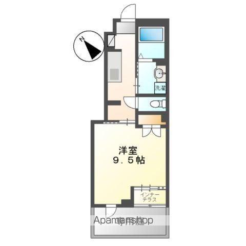 メゾン・ド・リヴィエール(1K/1階)の間取り写真