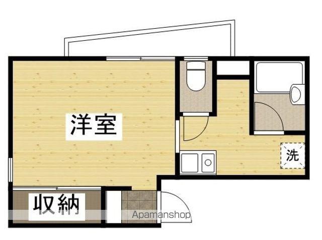 K1ハイム東雲(ワンルーム/6階)の間取り写真