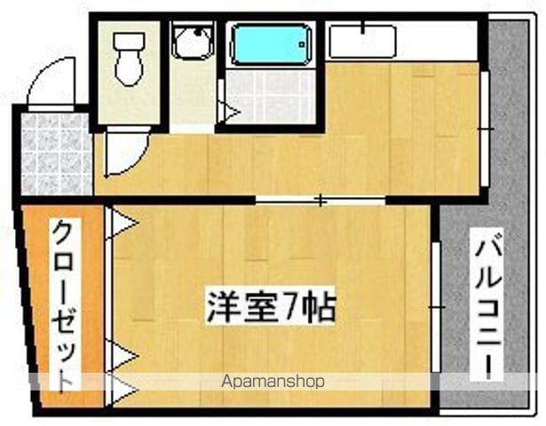 田伏マンション(1K/4階)の間取り写真