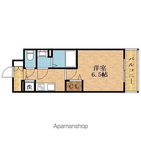 アドバンス大阪バレンシア(1K/12階)の間取り写真