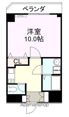 アーネストリー(1K/2階)の間取り写真