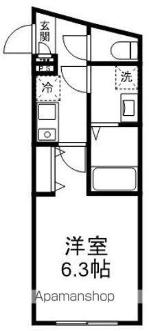 GRAN NOARK(1K/3階)の間取り写真