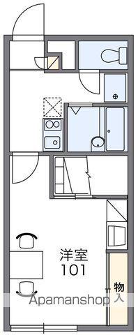 レオパレスリリー(1K/2階)の間取り写真