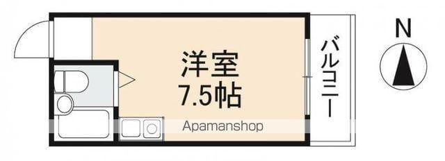 NSビル(ワンルーム/2階)の間取り写真