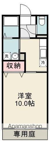 ウインドコート(1K/1階)の間取り写真