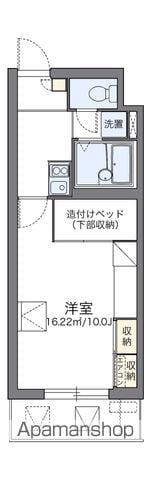 レオパレスパルコートC 2階階 間取り