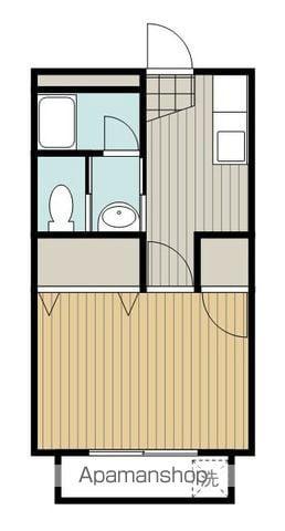 サンピュアージュ(1DK/3階)の間取り写真