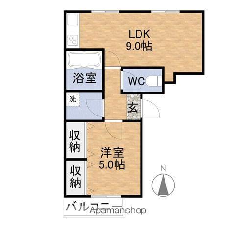 LOS BONOS(1LDK/3階)の間取り写真