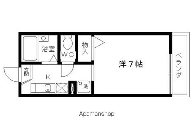 セフィラ小山(1K/2階)の間取り写真