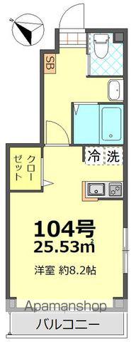 エステ阿佐ヶ谷(ワンルーム/1階)の間取り写真