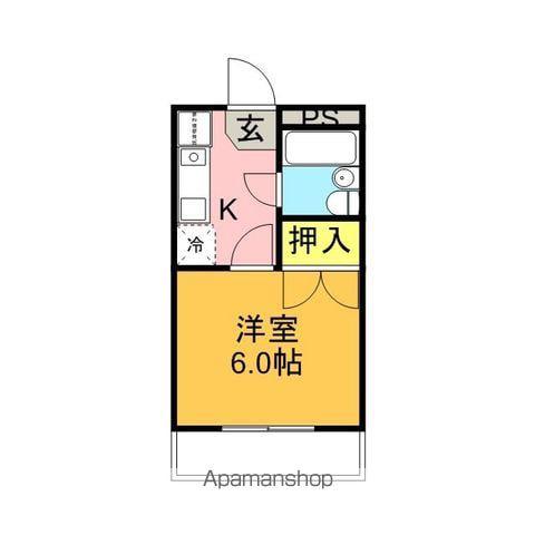 丸和ビル(1K/4階)の間取り写真