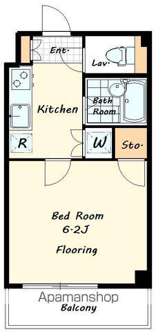 KT三光マンション(1K/4階)の間取り写真