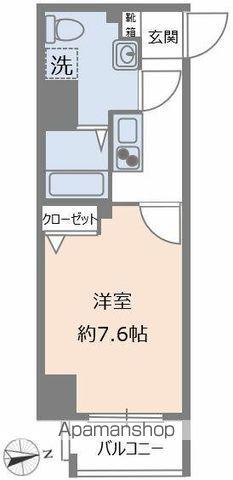 クレイシア蔵前 2階階 間取り