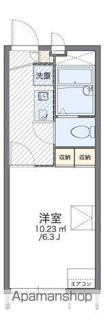 レオパレスあらた(1K/1階)の間取り写真