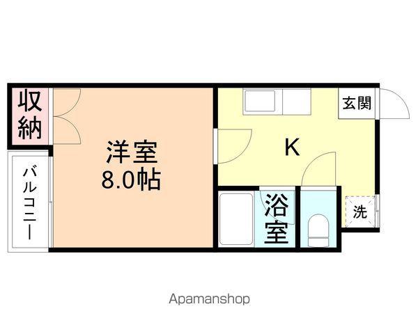B&Bエジリ(1K/2階)の間取り写真