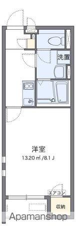 クレイノリヴェール(1K/1階)の間取り写真