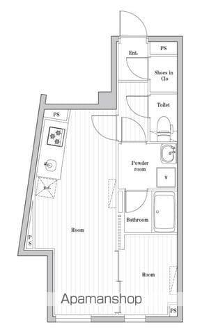 EDIT文京千石Ⅱ(1LDK/1階)の間取り写真