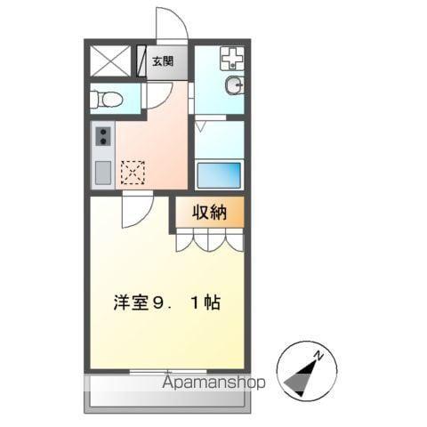 CONFORTO (1K/1階)の間取り写真