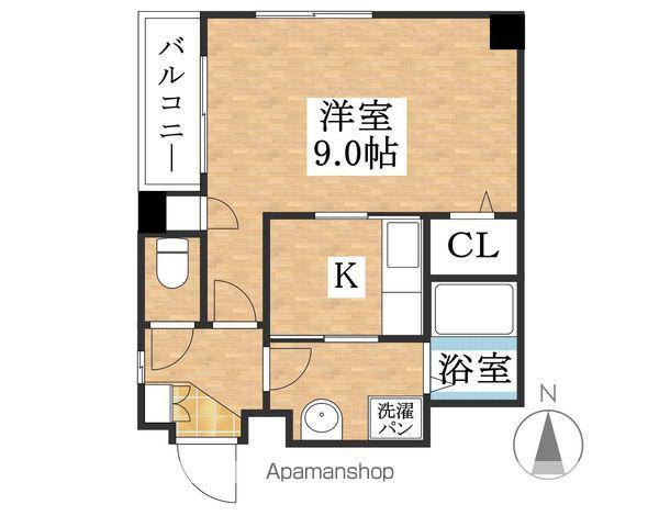 ルミア イレブン(1K/3階)の間取り写真