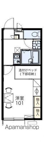 レオパレスM&E(1K/2階)の間取り写真