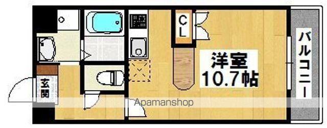 ARCO ROSA(ワンルーム/7階)の間取り写真