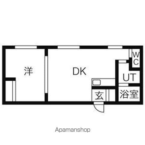小塚ビル(1LDK/3階)の間取り写真