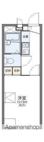 レオパレスTWINKLE(1K/2階)の間取り写真