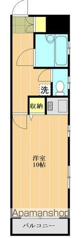DO坪井(1K/3階)の間取り写真