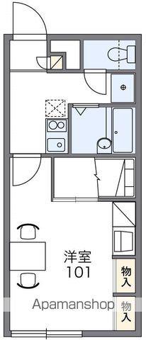 レオパレスGLADNESS Ⅱ(1K/2階)の間取り写真