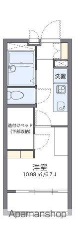レオパレスMYC(1K/1階)の間取り写真