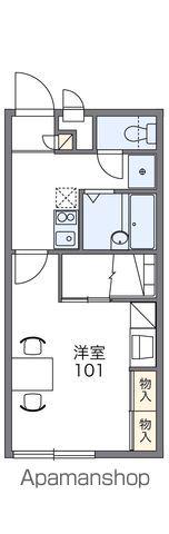 レオパレス爽(1K/2階)の間取り写真