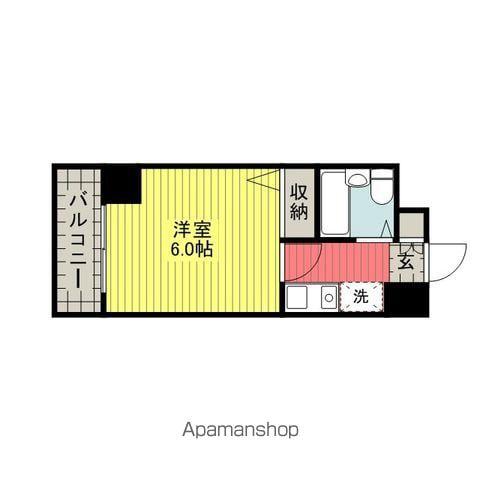 レジェンド相模原(1K/3階)の間取り写真