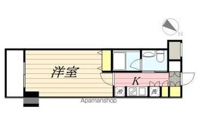 ライジングプレイス石川町 5階階 間取り
