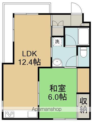プレジデント大森(1LDK/1階)の間取り写真